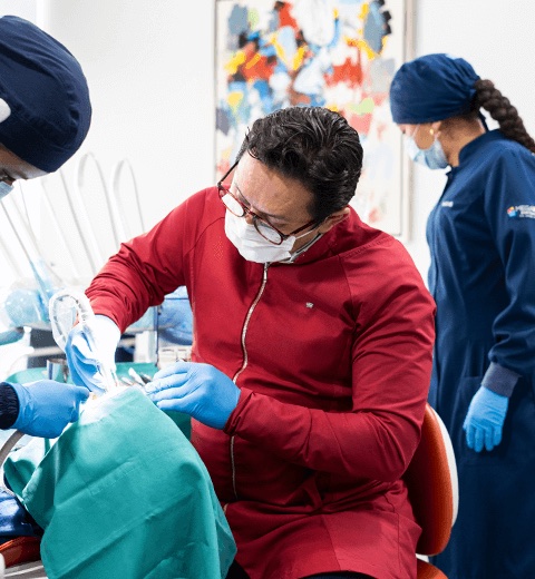 Procedimiento en clínica Dentz